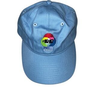 Madhappy SHADES RAINBOW Embroidered Baby Blue Adjustable Hat/Cap Noun's Dad Hat